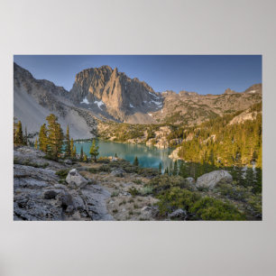 Poster Temple Crag and Second Lake