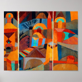 Poster Temple Gardens: Paul Klee 1920