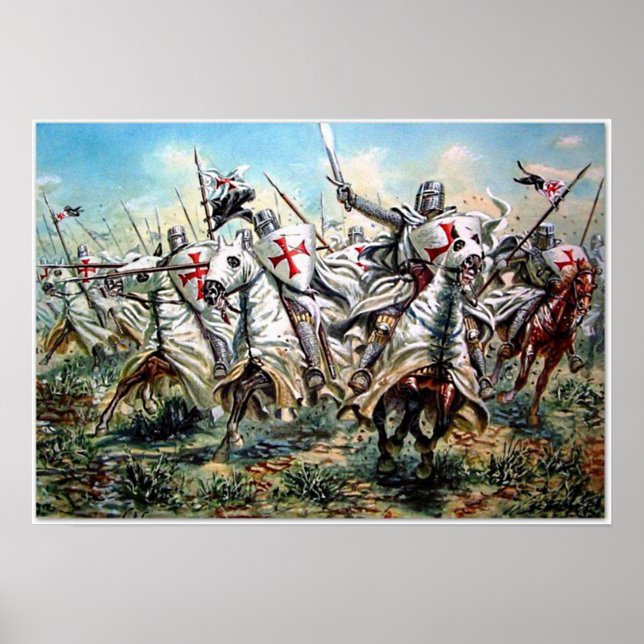 Poster Templer im Angriff (Frente)