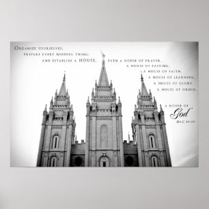 Poster - templo 2 de Salt Lake City Utá LDS