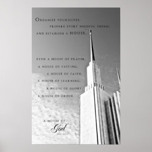 Poster - templo 4 do Washington DC LDS