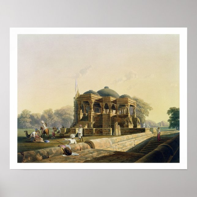 Pôster Templo Antigo em Hulwud, do Volume I de Cena (Frente)