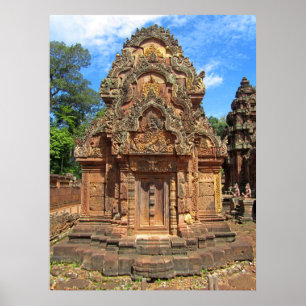 Pôster Templo Chandi de Banteay Srei