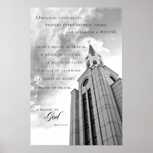 Poster - templo de Boston Massachusetts LDS