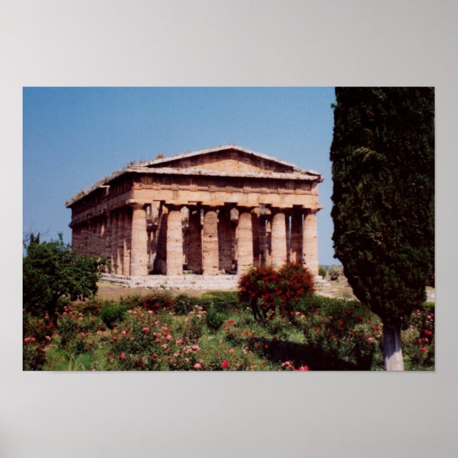 Poster Templo de Hera (Frente)