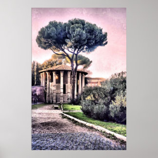 Pôster Templo de Hércules Victor