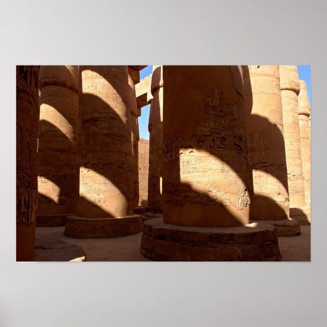 Poster Templo de Karnak - Luxor, Egito (Frente)