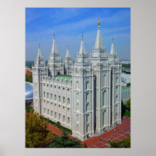 Pôster Templo de Mormon