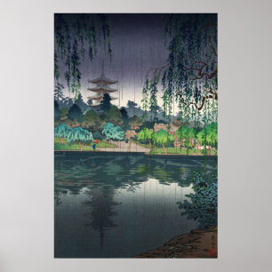Poster Templo de Nara Kofukuji por Tsuchiya Koitsu