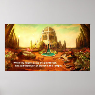 Pôster Templo de Pincel