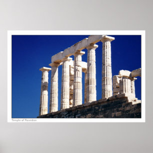 Poster Templo de Poseidon