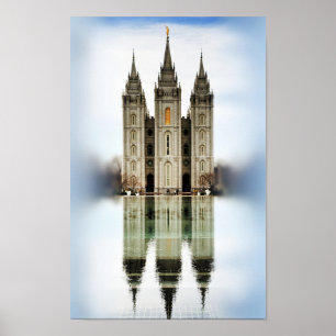 Pôster Templo de Salt Lake LDS