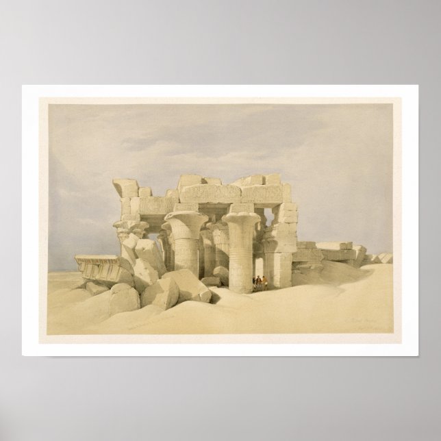 Pôster Templo de Sobek e Haroeris em Kom Ombo, de Eg (Frente)