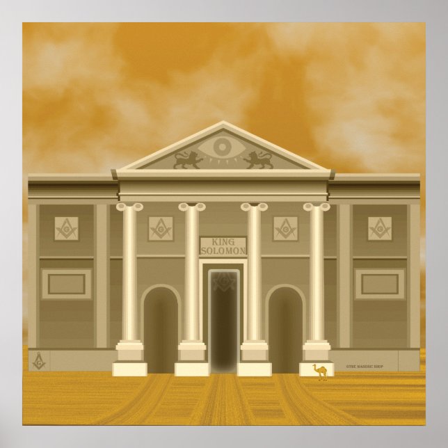 Pôster Templo do Rei Salomão (Frente)