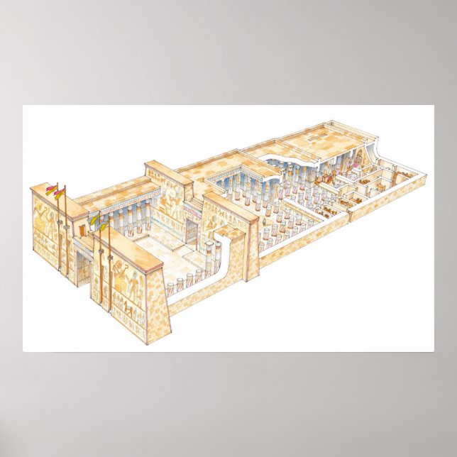 Poster Templo Egípcio (Frente)