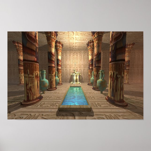 Poster Templo Egípcio (Frente)