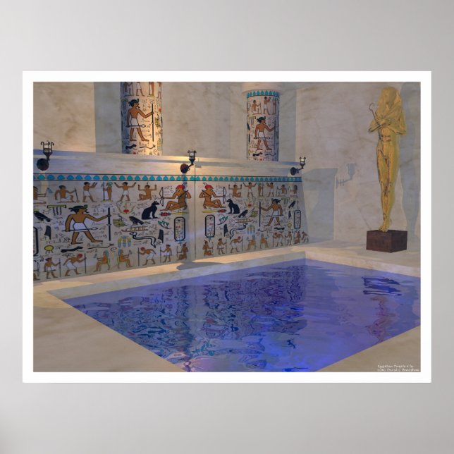 Pôster Templo Egípcio 4 (Frente)