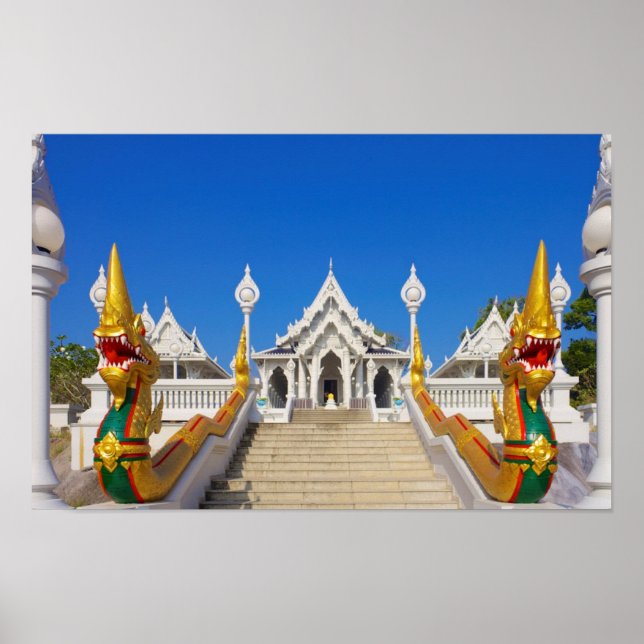 Poster Templo em Krabi Tailândia (Frente)