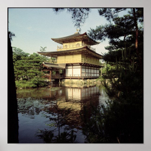 Poster Templo Kinkaku dedicado à memória (Frente)