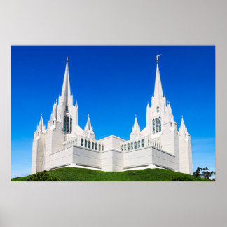 Poster Templo LDS de San Diego