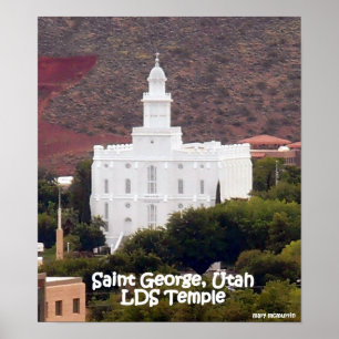 Poster Templo LDS do santo