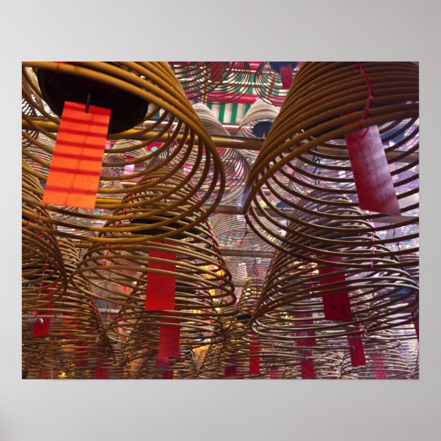 Pôster Templo Mo Budista de Hong Kong (Frente)