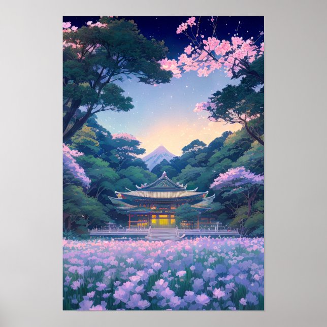 Poster Templo na Borda da Floresta (Frente)