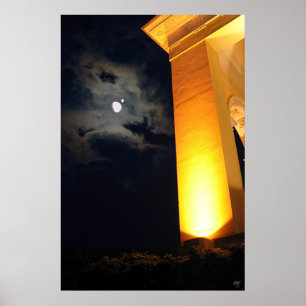 Pôster Templo na noite