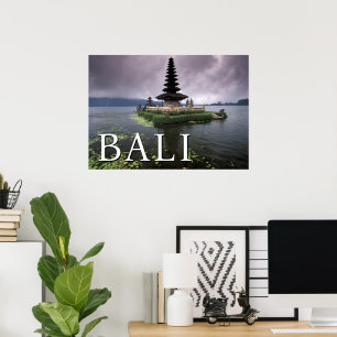 Poster Templo Ulun Danu Bali, Indonésia