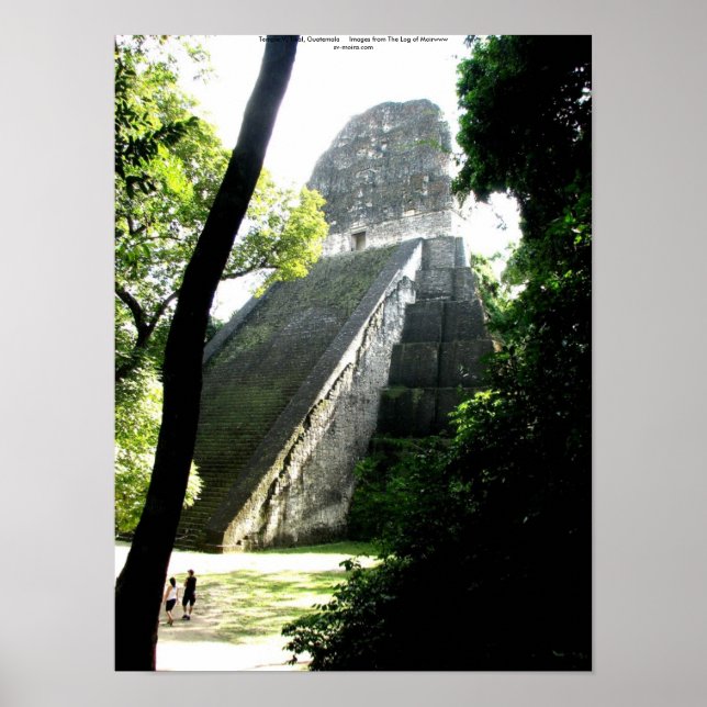 Pôster Templo V, Tikal, Guatemala (Frente)