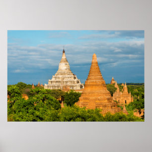 Poster Templos e Pagodes Antigos Bagan