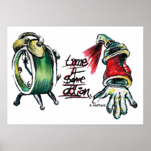 Poster "Tempo 4 alguma ação "
