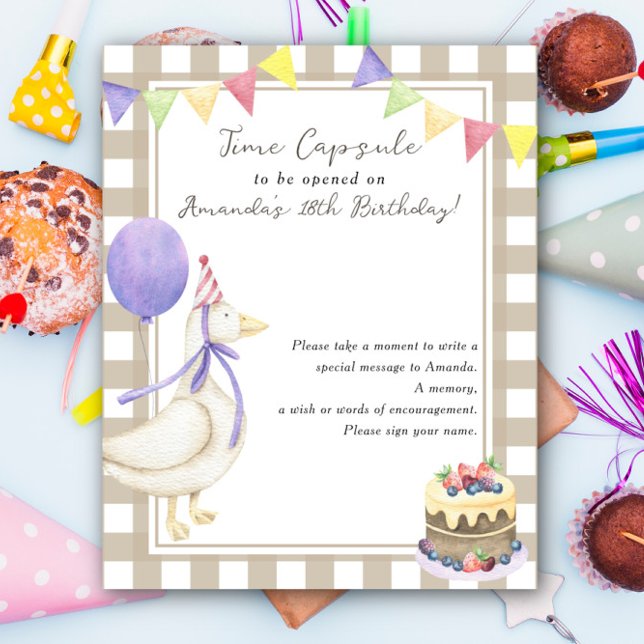 Poster Tempo de Ganso primeiro aniversario da cápsula neu (Criador carregado)