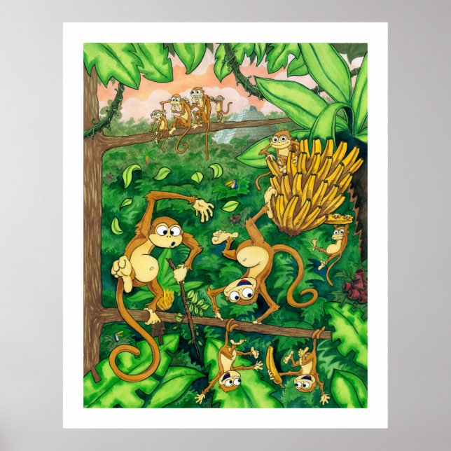 Pôster Tempo de Macaco 2 - Animais - 32 x 40 (Frente)