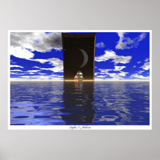 Pôster Tempo de passagem da porta