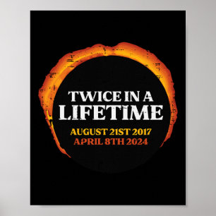 Poster Tempo de Vida Útil do Eclipse Duplo 08.21.17 04.08