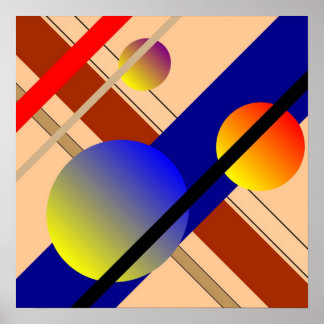 Poster Tempo e espaço e luz
