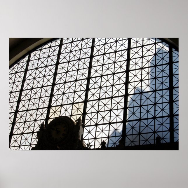 Pôster Tempo geométrico (Frente)