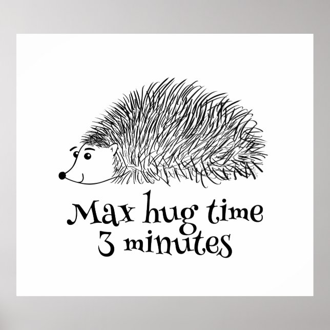 Poster Tempo Máximo de Hug Três Minutos (Frente)
