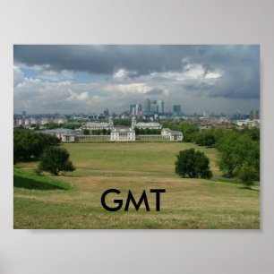 Pôster Tempo médio de Greenwich