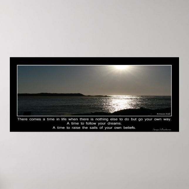 Pôster Tempo na vida (Frente)