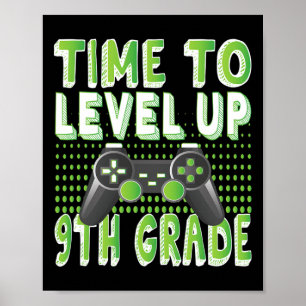 Poster Tempo para aumentar o nível 9.º ano Jovens Tema de