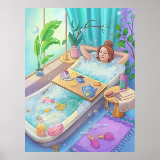 Poster Tempo para relaxar (Frente)