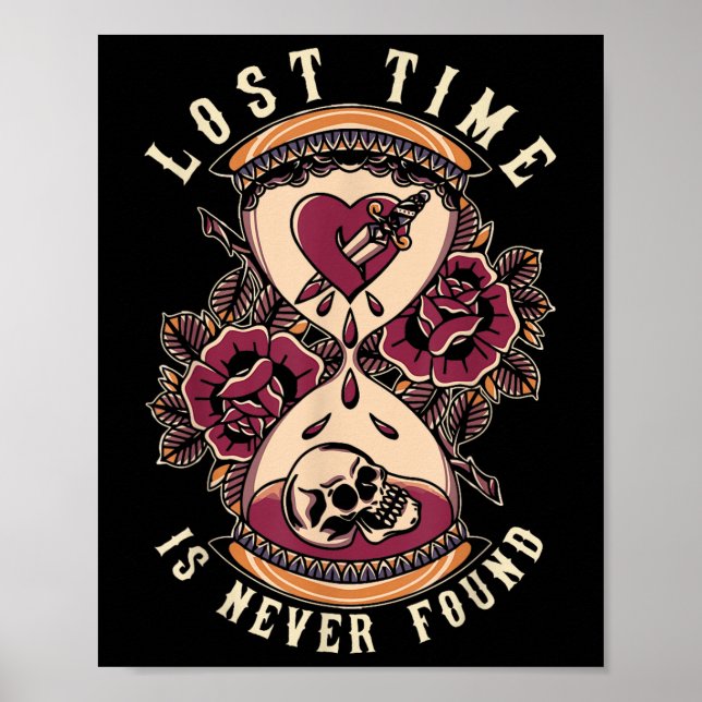 Poster Tempo Perdido, Tradicional, Velho Tatuagem De Horá (Frente)