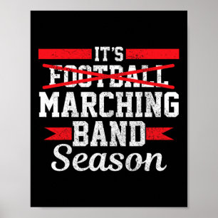 Poster Temporada da Banda Marcial Não é Futebol Engraçado