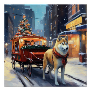 Pôster Temporada Festiva de Natal de Akita