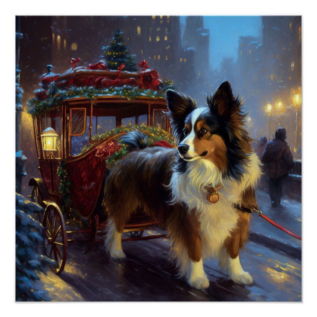 Pôster Temporada Festiva de Natal Papillon (Frente)