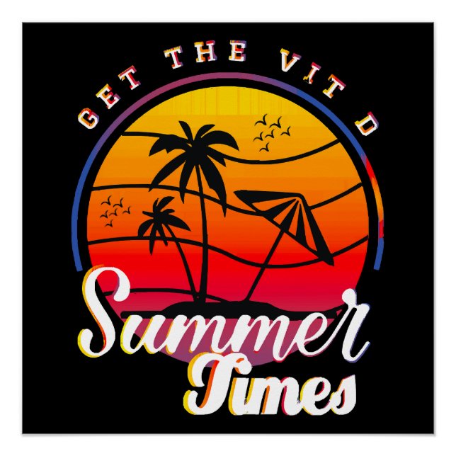 Pôster Tempos de Verão (Frente)