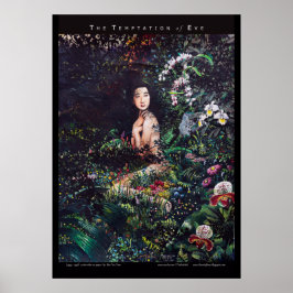Pôster Temptagem da Pintura de Aquarela Eve