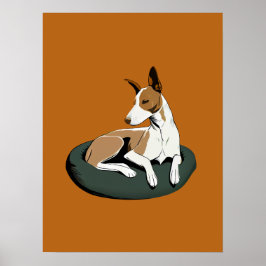 Poster Tendência de Arte Moderna Simples para Cães